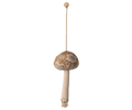 Maileg Fabric Ornament, Mushroom - Blossom - Ocher