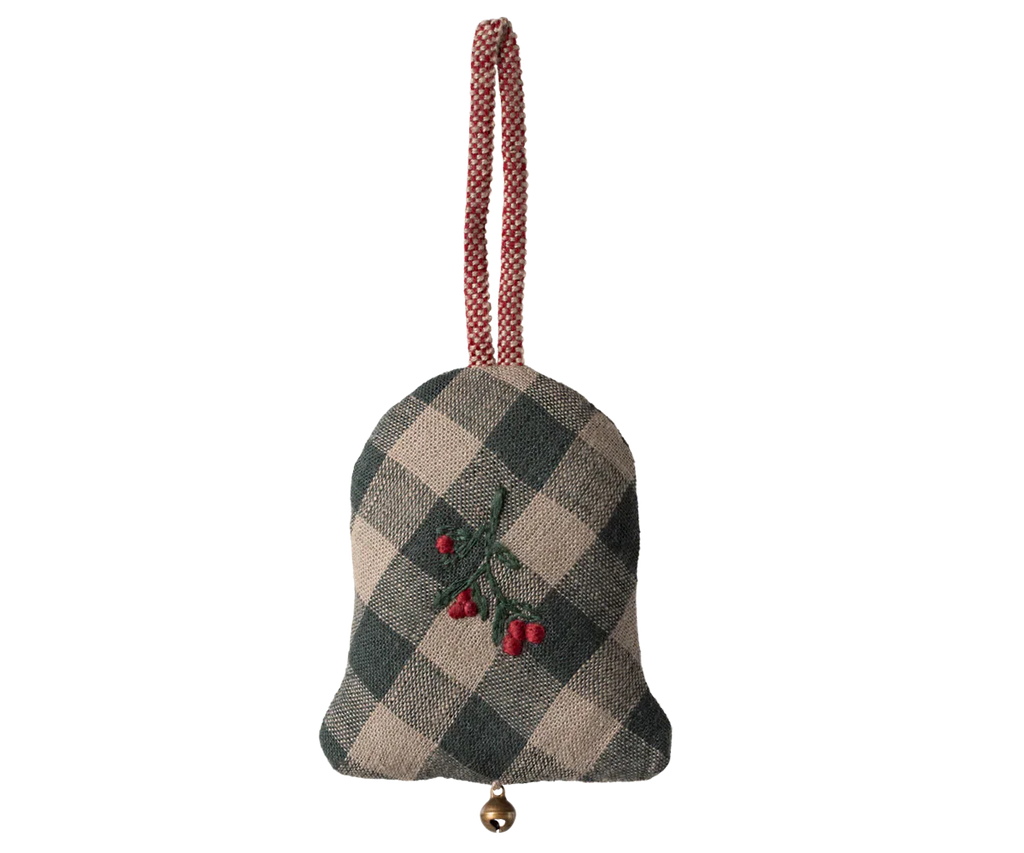 Maileg Fabric Ornament - Bell, Medium