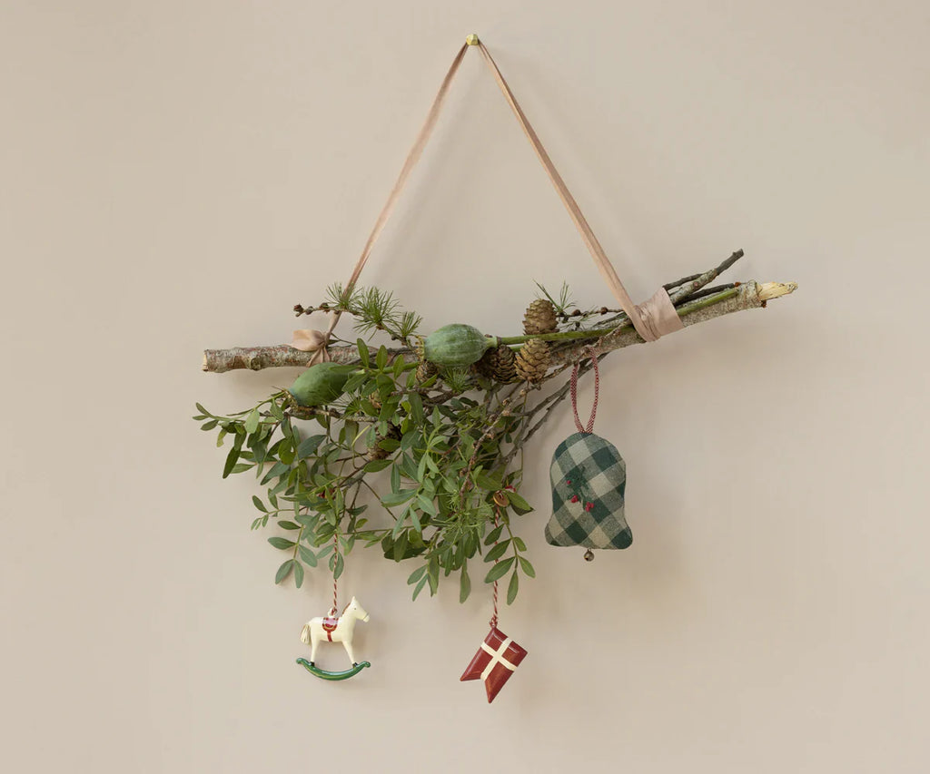 Maileg Fabric Ornament - Bell, Medium