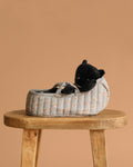 Maileg Sleeping Kitten in Carry Cot