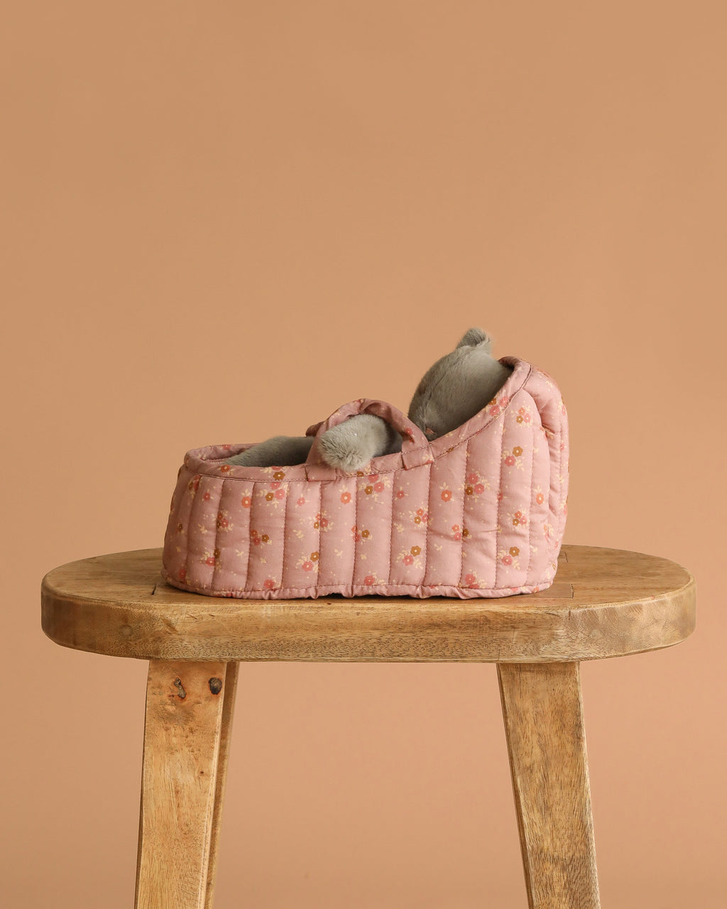 Maileg Sleeping Kitten in Carry Cot