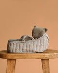 Maileg Sleeping Kitten in Carry Cot