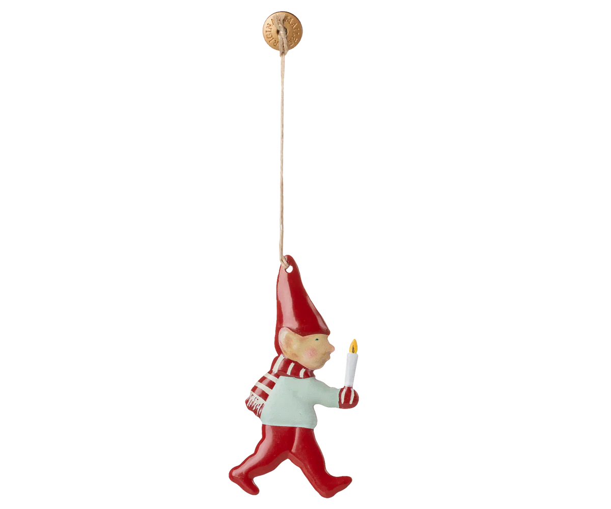 Maileg Metal Ornament - Pixy, Candle Light